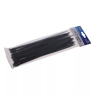 Sťahovací pásik 250 x 4,8 mm čierny (50 ks)