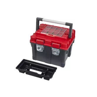 QBRICK REGULAR Náradie box compact 2 carbo HD červený