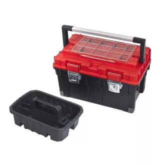 QBRICK REGULAR Náradie box trophy 2 carbo HD červený