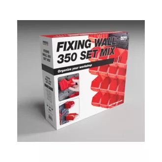 QBRICK REGULAR Mix nástenných úložných boxov 350