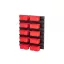 QBRICK SYSTEM ONE Skladovací box + QBRICK SYSTEM PRO Skladovací box s nástenným držiakom