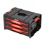 QBRICK SYSTEM PRO 2.0 Kufor na náradie s 3 zásuvkami Expert
