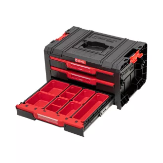   QBRICK SYSTEM PRO 2.0 Kufor na náradie s 3 zásuvkami Expert