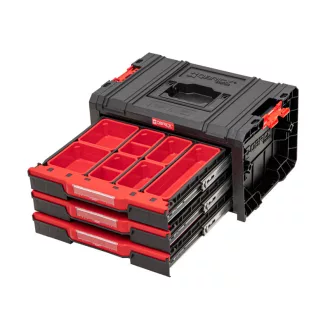   QBRICK SYSTEM PRO 2.0 Kufor na náradie s 3 zásuvkami Expert