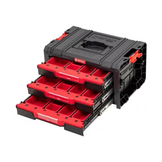   QBRICK SYSTEM PRO 2.0 Kufor na náradie s 3 zásuvkami Expert