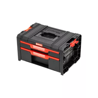 QBRICK SYSTEM PRO 2.0 Box na náradie s 2 zásuvkami Expert