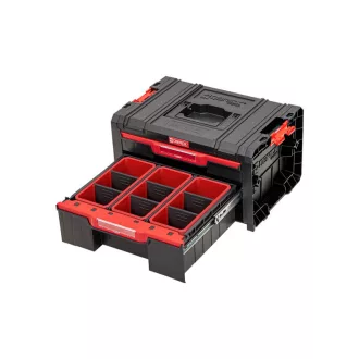 QBRICK SYSTEM PRO 2.0 Box na náradie s 2 zásuvkami Expert