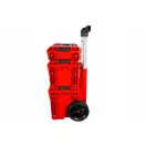 QBRICK SYSTEM PRIME Valčekový kufor na náradie Custom SET 2 Červený Red Ultra HD