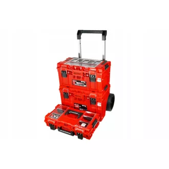   QBRICK SYSTEM PRIME Valčekový kufor na náradie Custom SET 2 Červený Red Ultra HD
