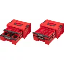 QBRICK SYSTEM PRO Vozíková zásuvková skrinka na náradie 3 Red Ultra HD