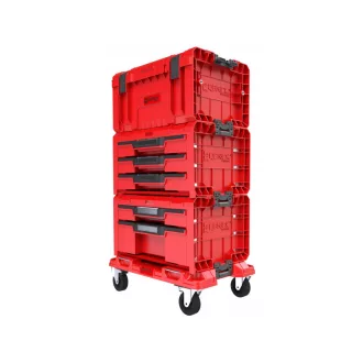   QBRICK SYSTEM PRO Vozíková zásuvková skrinka na náradie 4 Red Ultra HD