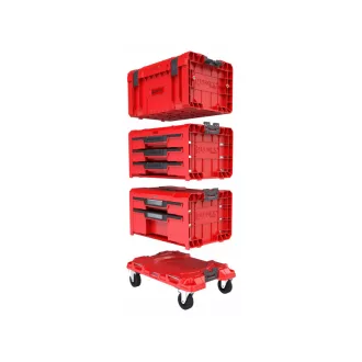   QBRICK SYSTEM PRO Vozíková zásuvková skrinka na náradie 4 Red Ultra HD