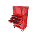 QBRICK SYSTEM PRO Vozíková zásuvková skrinka na náradie 4 Red Ultra HD