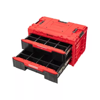 QBRICK SYSTEM ONE Nástrojový box so zásuvkami 2.0 Red