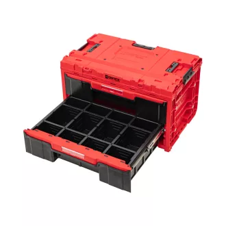 QBRICK SYSTEM ONE Nástrojový box so zásuvkami 2.0 Red