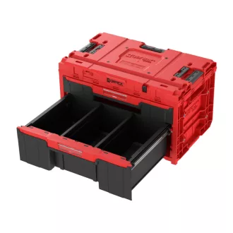 QBRICK SYSTEM ONE 2.0 Kufor na náradie Custom Red Ultra HD