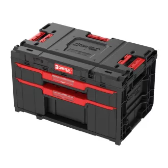 QBRICK SYSTEM ONE PLUS 2.0 Náradie box s 2 zásuvkami
