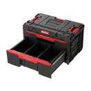 QBRICK SYSTEM ONE PLUS 2.0 Náradie box s 2 zásuvkami