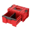 QBRICK SYSTEM PRO 2.0 Kufor na náradie so zásuvkami 1 EXPERT Red Ultra HD