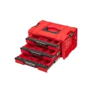 QBRICK SYSTEM PRO 2.0 Skrinka na náradie so zásuvkami, systém 6 Red Ultra HD