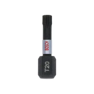   BOSCH Bithegy Torx T20 x 25 mm 1/4" Tic Tac v krabici Kontrola nárazu (25 ks)