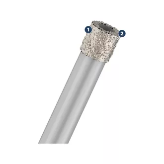   BOSCH PRO Sada suchých diamantových vŕtacích koruniek 3 kusy (6 / 6 / 8 x 66 mm) valcový upínací systém
