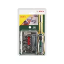 BOSCH Súprava račňového bitu a nástrčky 27 dielov + skrutkovač