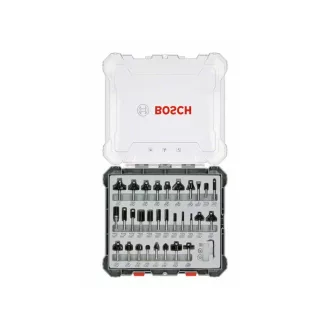 BOSCH Upínanie súpravy frézovacej stopky: 8 mm, 30 ks