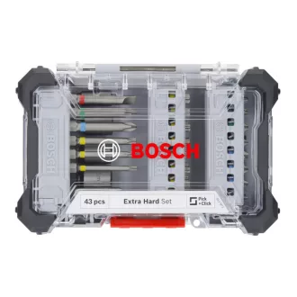 BOSCH Sada skrutkovacích bitov 43 kusov Extra Hard