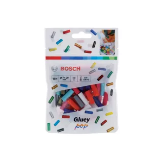   BOSCH Kartuša na lepidlo 8 farieb POP mix 7 x 20 mm Lepidlo (70 ks)