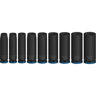   BOSCH PRO Dlhý súprava kliešťov 9 kusov 1/4" 6-14 mm CrMo