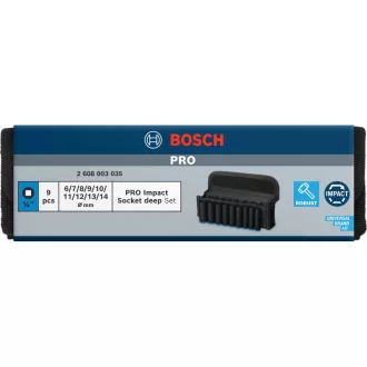   BOSCH PRO Dlhý súprava kliešťov 9 kusov 1/4" 6-14 mm CrMo