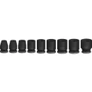 BOSCH PRO Sada nástrčných kľúčov 9 kusov 3/8" 7-19 mm CrMo