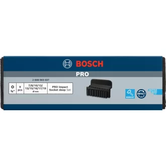   BOSCH PRO Sada dlhých kľúčov na matice 9 kusov 3/8" 7-19 mm CrMo