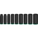 BOSCH PRO Dlhý súprava dutých klúčov 9 kusov 1/2" 10-27 mm CrMo