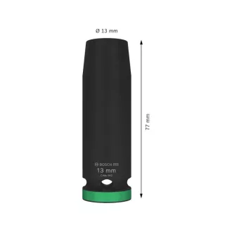 BOSCH PRO Dlhá nástrčná kľúč 1/2" 13 mm CrMo