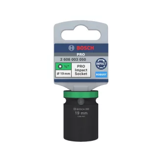 BOSCH PRO Mechanická zástrčka 1/2" 19 mm CrMo