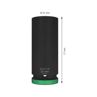 BOSCH PRO Dlhá nástrčka pre stroje 1/2" 22 mm CrMo