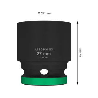BOSCH PRO Nástrčný kľúč 1/2" 27 mm CrMo