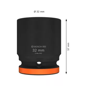 BOSCH PRO Hlboký nástrčný kľúč 3/4" 32 mm CrMo