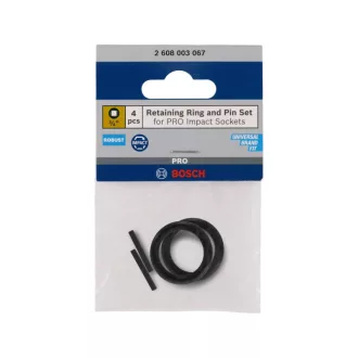   BOSCH PRO Zabezpečovací kruh a kolík pre 3/4" duté kľúče