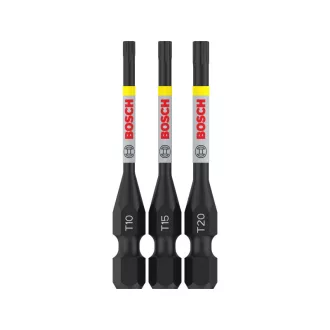   BOSCH PRO Sada bitových vložiek 3 dielna T10 / T15 / T20 x 55 mm 1/4" Hex