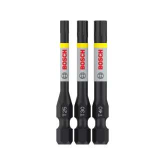   BOSCH PRO Sada nástavcov na bitky 3 kusy T25 / T30 / T40 x 55 mm 1/4" Hex
