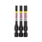 BOSCH PRO Sada nástavcov na bitky 3 kusy T25 / T30 / T40 x 55 mm 1/4" Hex
