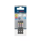 BOSCH PRO Sada nástavcov na bitky 3 kusy T25 / T30 / T40 x 55 mm 1/4" Hex