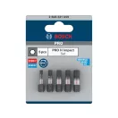 BOSCH PRO Impact sada bitov 5 dielna 25 mm (H3/H4/H5x2/H6) 1/4" Hex