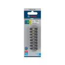 BOSCH PRO Sada náradia na bitové vložky 8 kusov 25m (PH1/PH2/PZ1/PZ2/T15/T20/T25/T30) 1/4" Hex