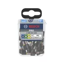 BOSCH PRO Nárazníkový bitový set PH2/PZ2/T20/25/30x5db x 25mm v krabičke Tic Tac 1/4" Hex (25 ks)