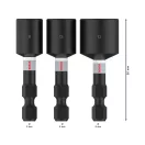 BOSCH PRO Impact skrutkovačová sada, 3 dielna, 50 mm (8 / 10 / 13 mm) 1/4 Hex