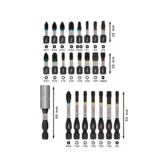 BOSCH PRO Impact set bitov 24 dielny 1/4" Hex